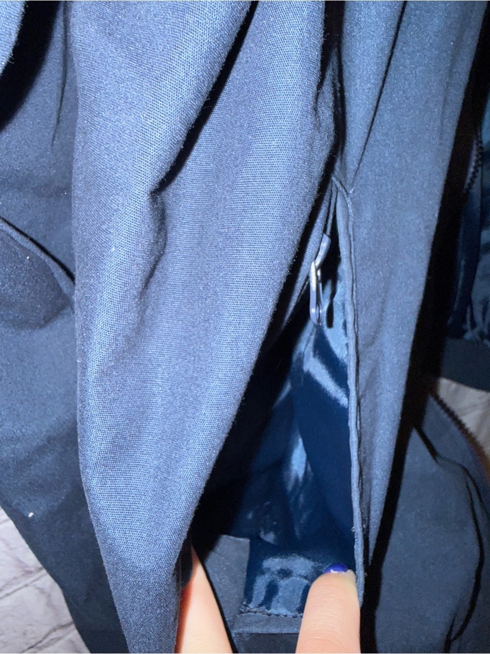Haband Navy Men's Bomber Jacket - Picture 5 of 6